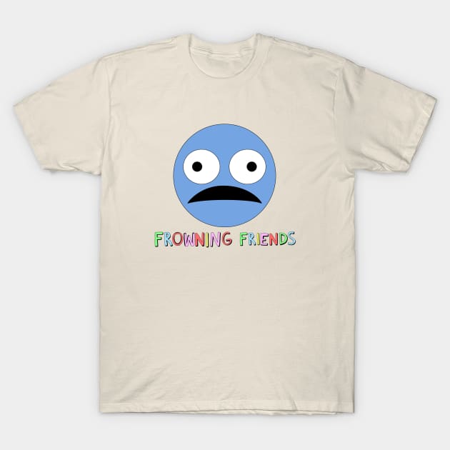 Frowning Friends T-Shirt by JungXJung